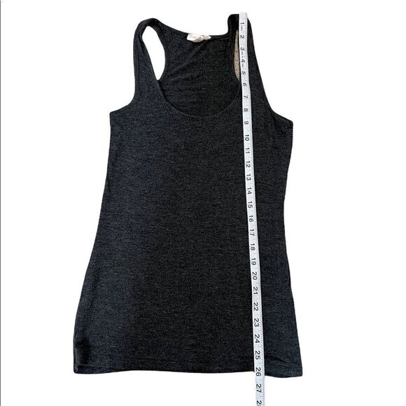 ZENANA OUTFITTERS Charcoal Grey T Back Racerback Stretch Basic Tank Top S - Picture 6 of 8
